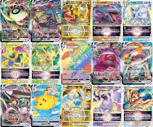 All Vmax pokemon cards (5 cards)