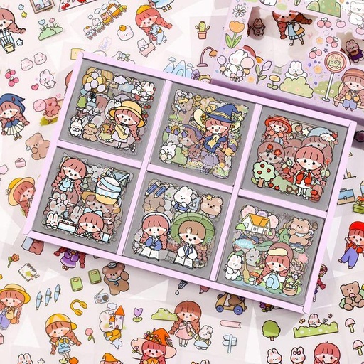 10 sticker sheets (each sheet contains about 5 stickers)